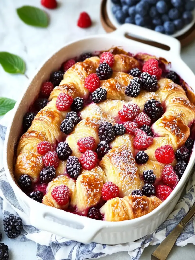 Berry Croissant Bake