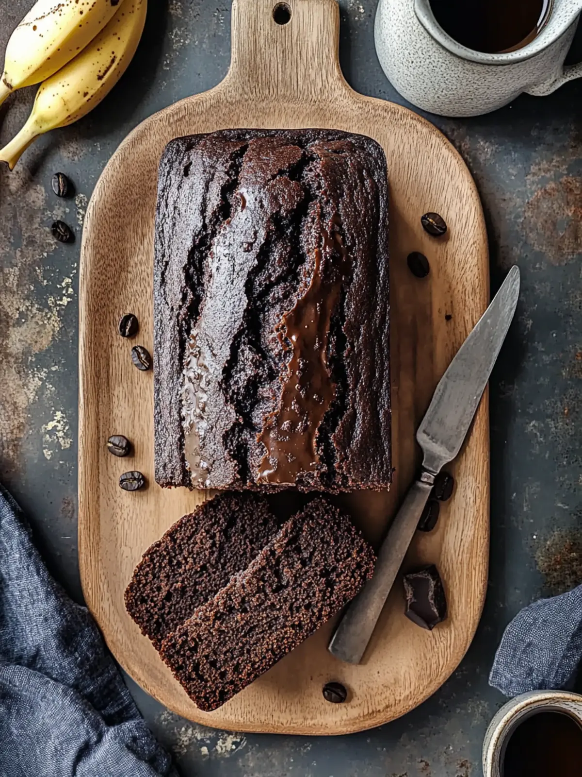 Irresistible Chocolate Espresso Banana Bread Recipe to Savor 3 Chocolate Espresso Banana Bread
