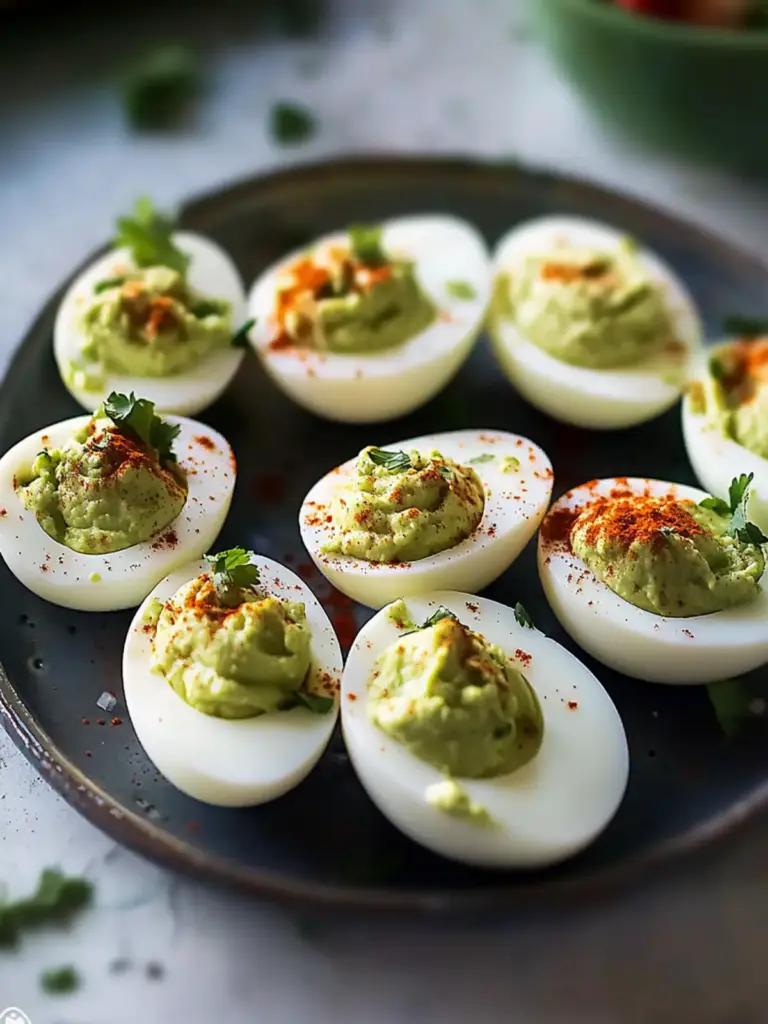 Avocado Deviled Eggs