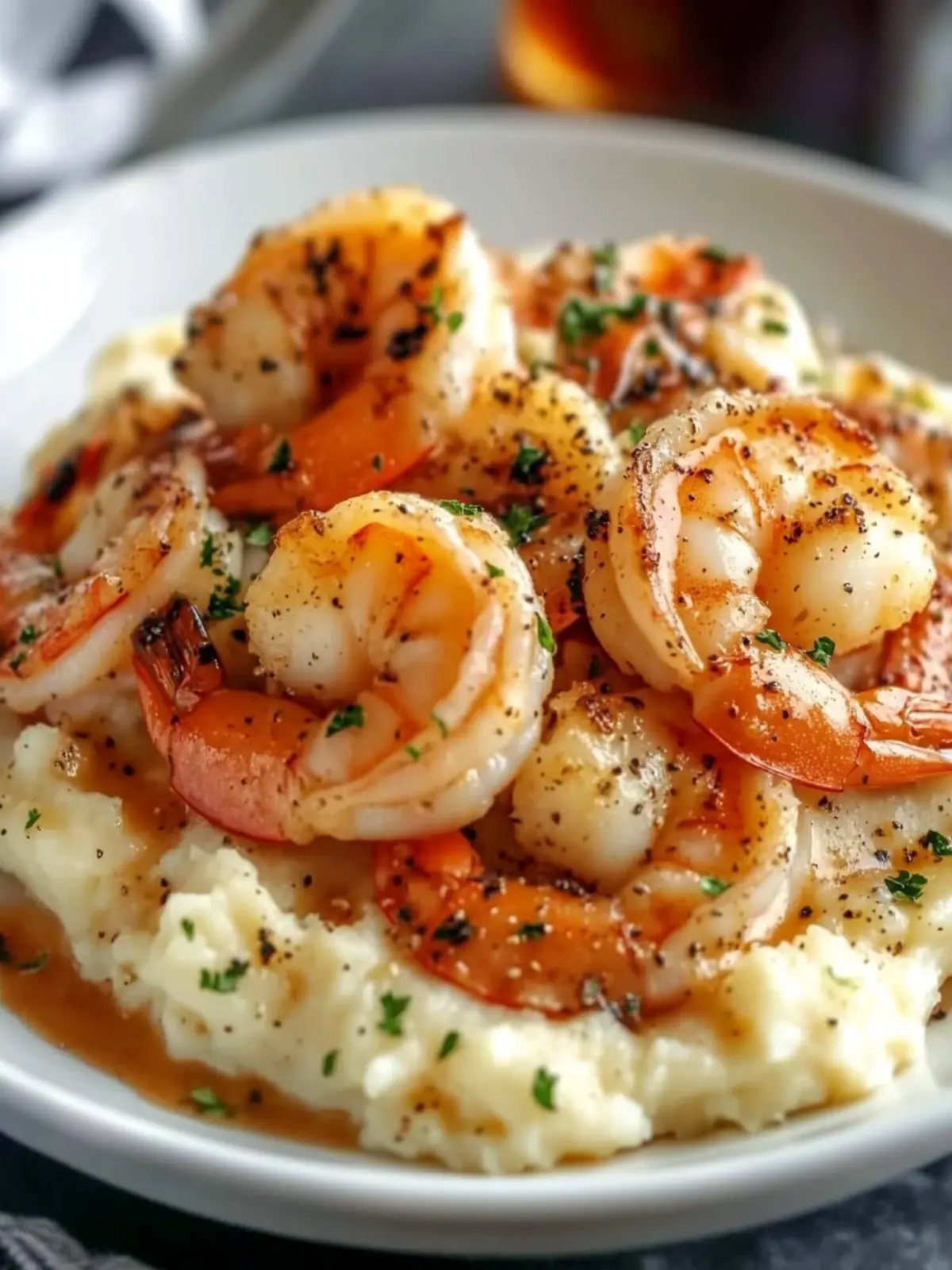 Creamy Garlic Shrimp Over Mashed Potatoes for a Cozy Dinner 4 Creamy Garlic Shrimp Over Mashed Potatoes