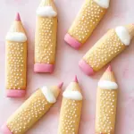 Cute Wafer Pencil Cookies to Brighten Your Dessert Table 9 Cute Wafer Pencil Cookies