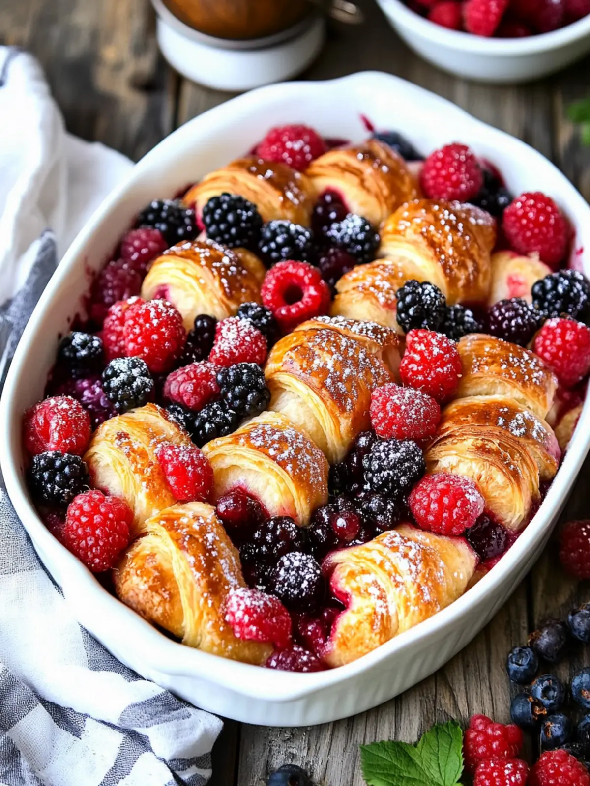 Berry Croissant Bake: Indulge in This Delightful Sweet Treat 3 Berry Croissant Bake