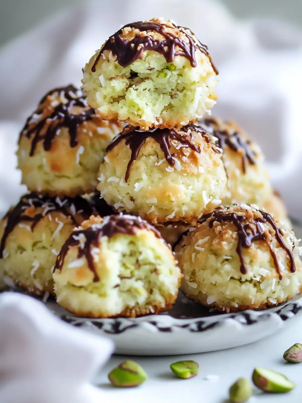 Irresistible Pistachio Coconut Macaroons You’ll Love 2 Pistachio Coconut Macaroons