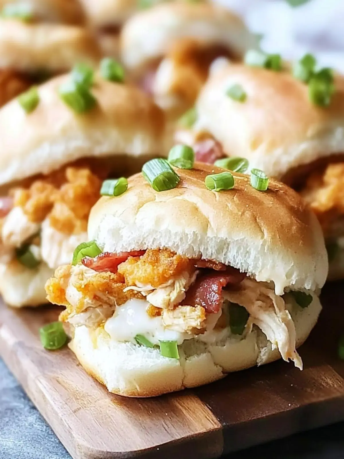 Crispy Buffalo Chicken Bacon Ranch Sliders for Game Day Fun 2 Crispy Buffalo Chicken Bacon Ranch Sliders