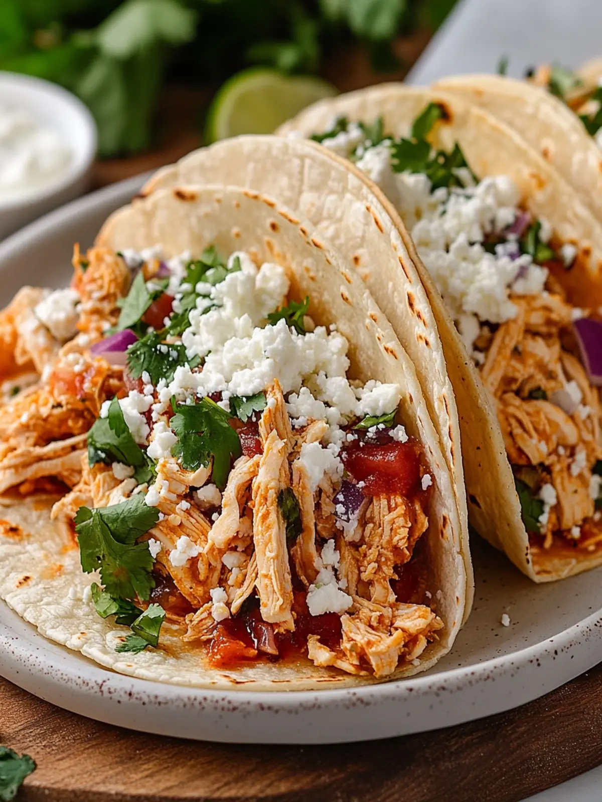 Tender Crockpot Chicken Tacos for Effortless Weeknight Wins 2 Tender Crockpot Chicken Tacos