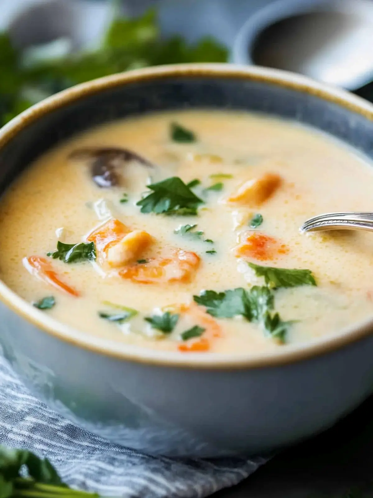 Warm Up with Thai Ginger Coconut Soup Bliss 3 Thai Ginger Coconut Soup