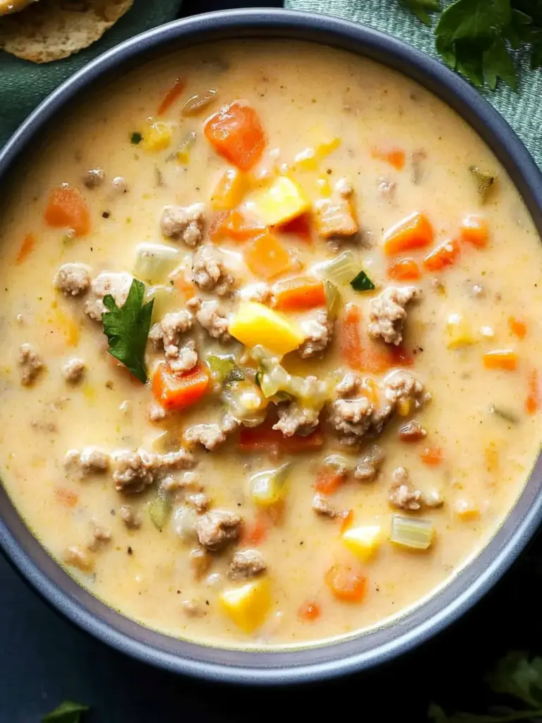 Cheeseburger Soup