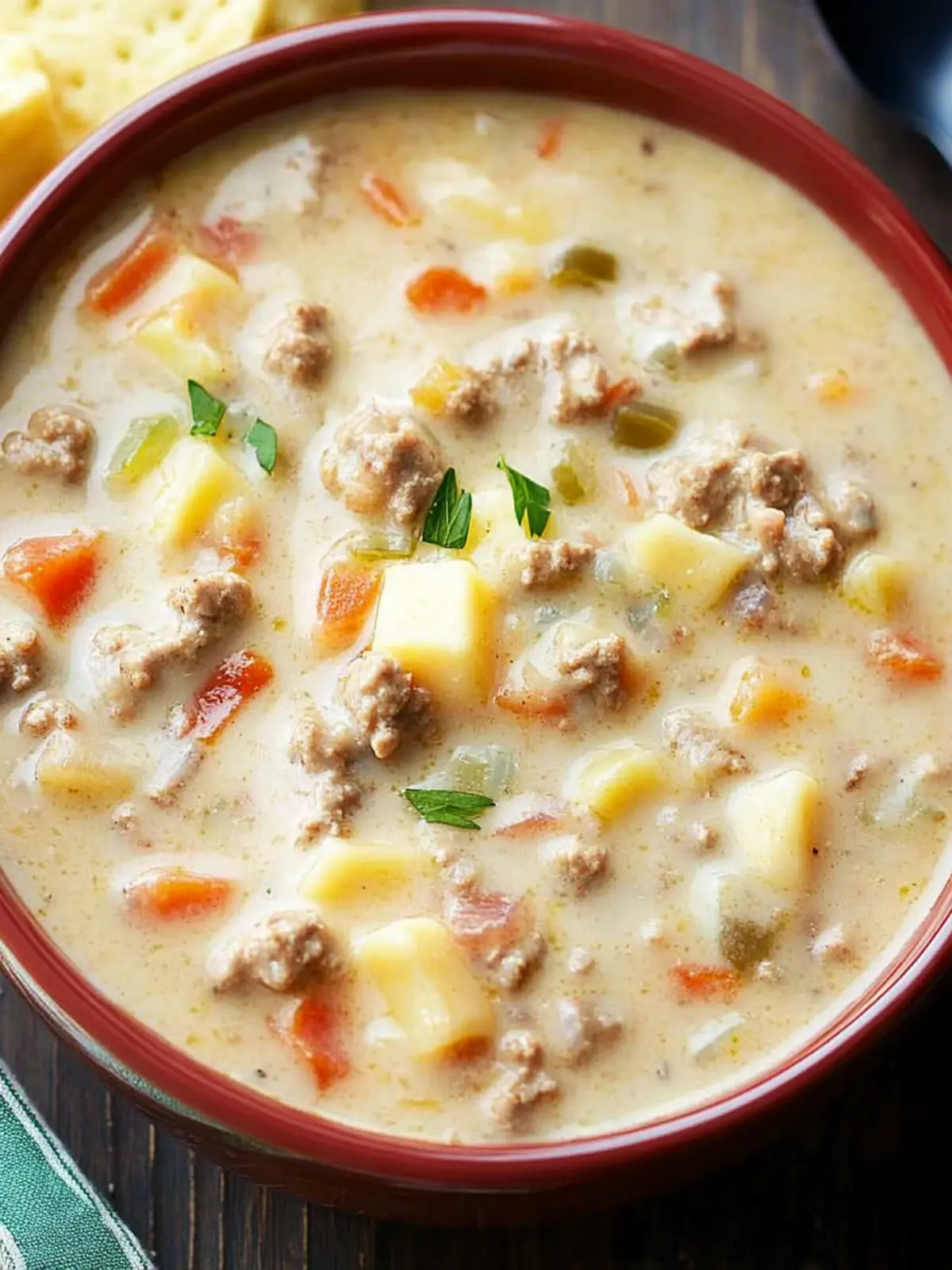 Cheeseburger Soup: Comfort Food Your Family Will Love 3 Cheeseburger Soup