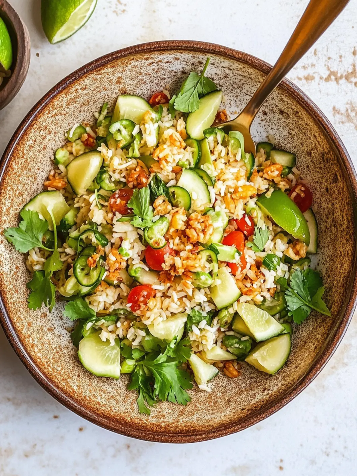 Crispy Rice Salad with Avocado and Peanuts for Crunchy Bliss 4 Crispy Rice Salad