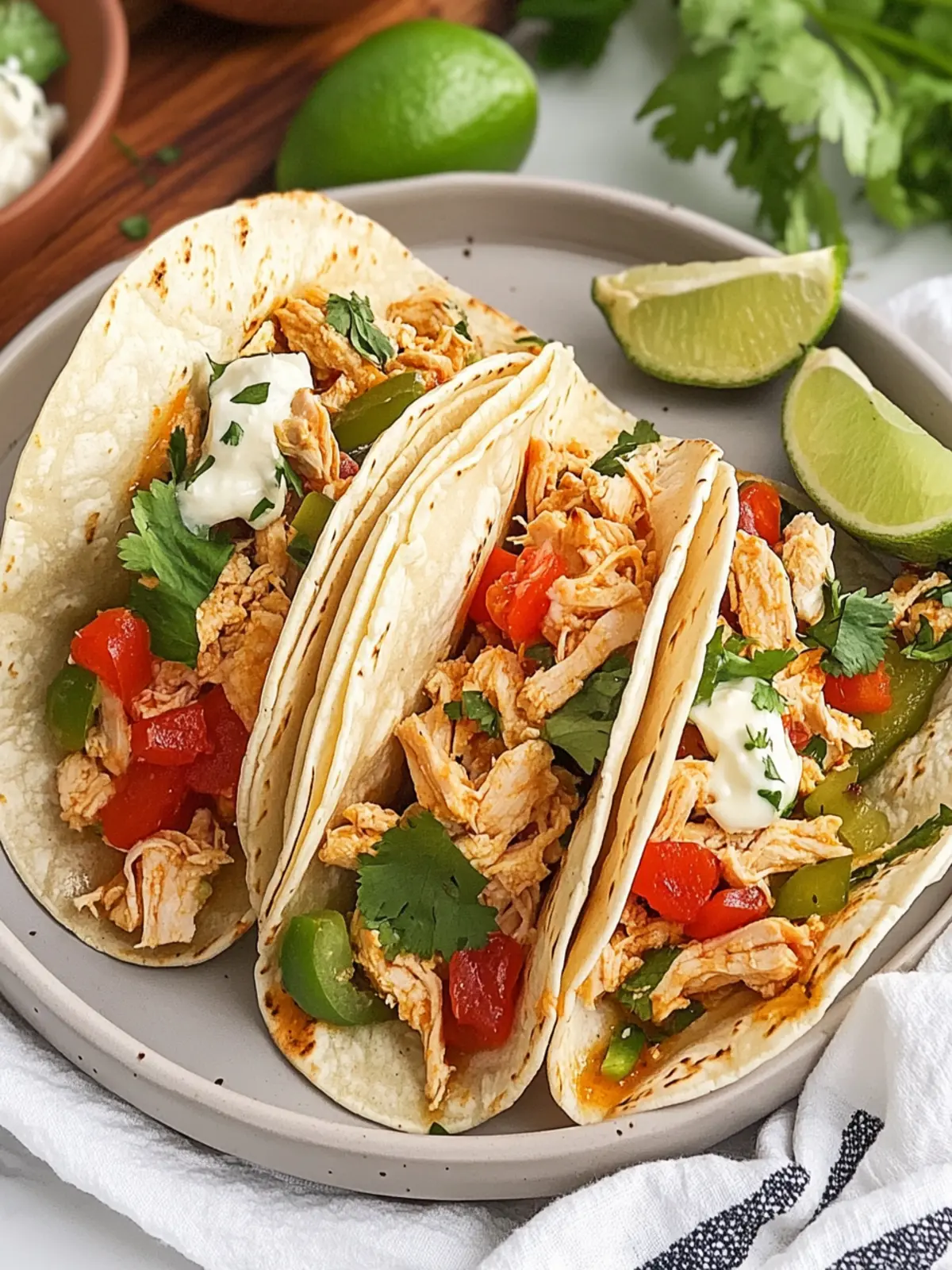 Tender Crockpot Chicken Tacos for Effortless Weeknight Wins 5 Tender Crockpot Chicken Tacos