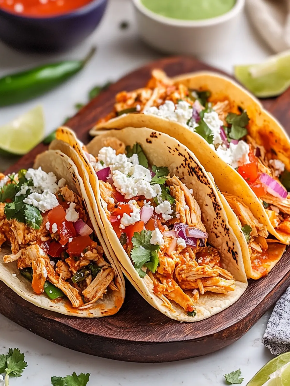 Tender Crockpot Chicken Tacos for Effortless Weeknight Wins 3 Tender Crockpot Chicken Tacos